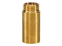 Подовжувач 1/2" ВР - 1/2" ЗР, 40 мм - латунь