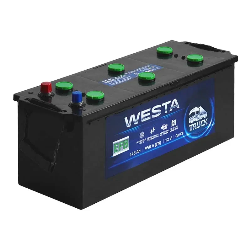 Вантажний акумулятор Westa 6CT-145Ah EFB Аз (WEFB145)
