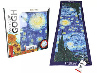 Доріжка на стіл Carmani Ван Гог Зоряна ніч, 29х100 см (023-0121)