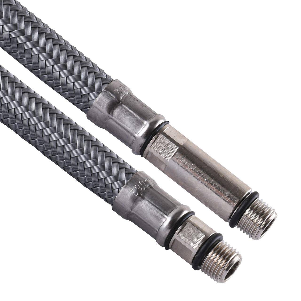 Шланг для змішувача TUCAI М10х1/2″ 0,4м. АНТИКОРОЗІЯ TAQ GRIF AСB 206219 ПАРА, фото 1