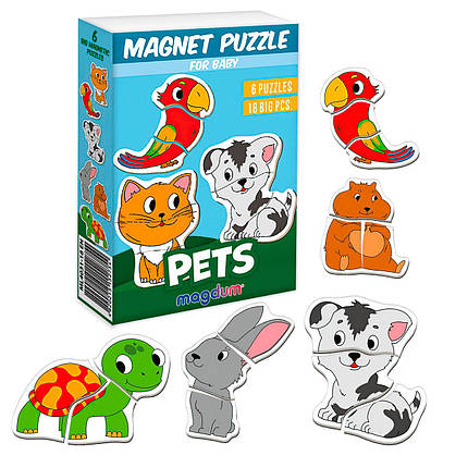 Набір магнітів "Pets" | Magdum (ML4031-34 EN), фото 1