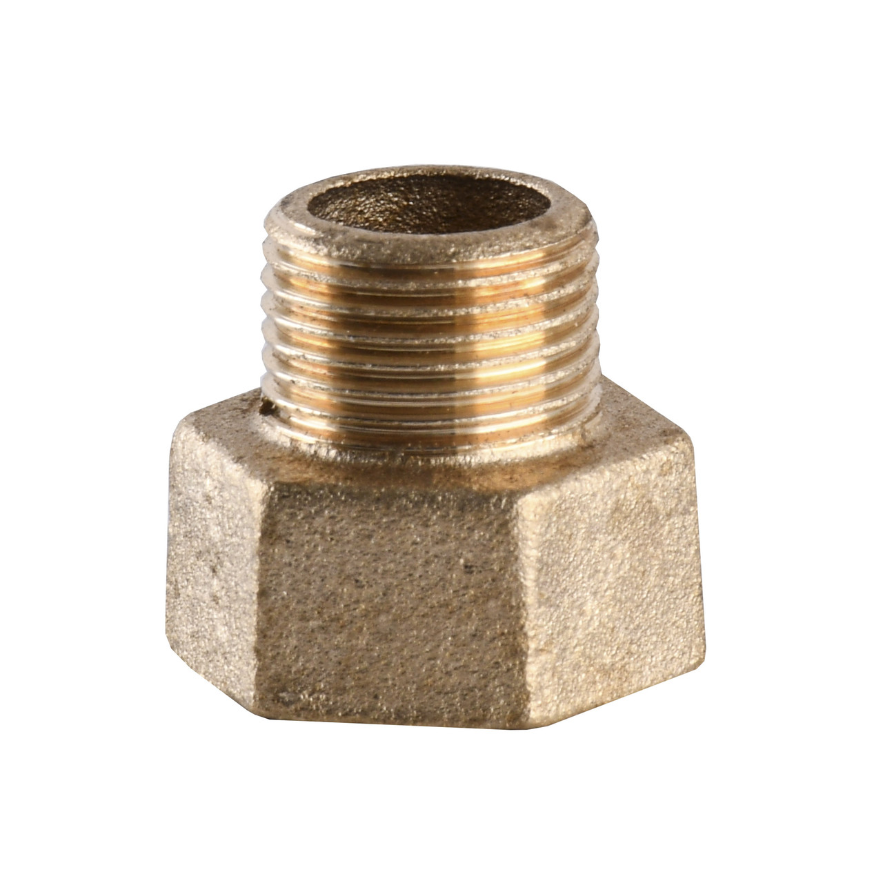 Перехідник редукційний латунний 1/2″ВР х 3/8″ЗР ливарний 640Б, фото 1