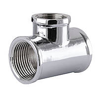 Трійник SOLOMON 1″х3/4″х1″ ВВВ хром 8202