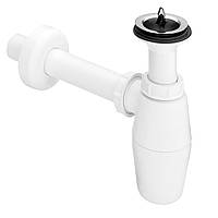 Сифон для раковини VIEGA 1 1/4 x 1 1/4″ пластик білий бутил. з/г 573966 (103927)