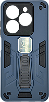 Накладка Tecno Spark 20/Spark 20c/Spark Go 2024/POP 8/Infinix Hot40i dark blue Magnetic Armor Ring Honor