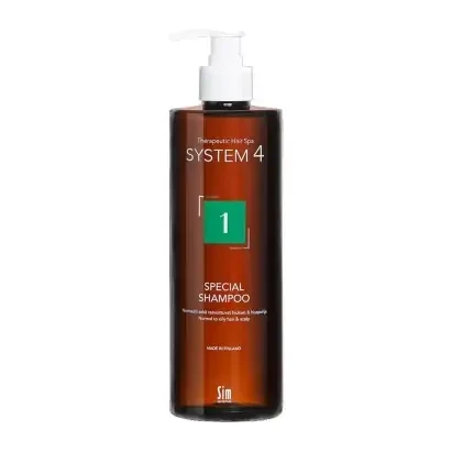 Шампунь №1 для нормальної шкіри голови System 4 Sim Sensetive Climbazole Shampoo, 500 мл (11333), фото 1