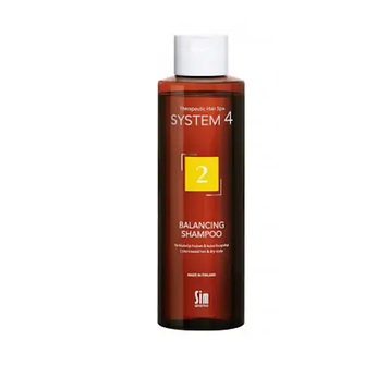 Шампунь №2 для сухого, фарбованого і пошкодженого волосся System 4 Climbazole Shampoo, 250 мл (11322)