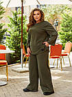 Жіночий костюм з теплого трикотажу nobilitas 42 - 56 хакi (арт. 24059 ), фото 3