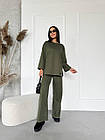 Жіночий костюм з теплого трикотажу nobilitas 42 - 56 хакi (арт. 24059 ), фото 5