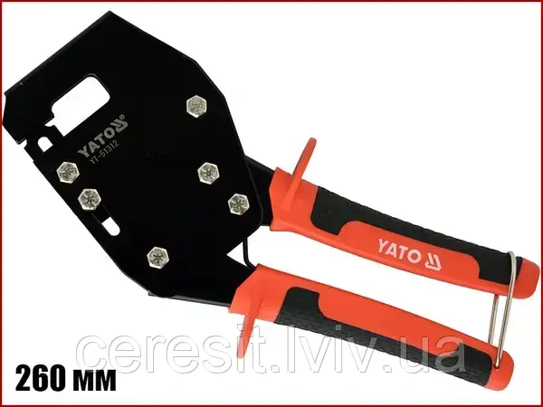 Просікач (щипці) для  профілю  гіпсокартону YATO YT-51312 26см