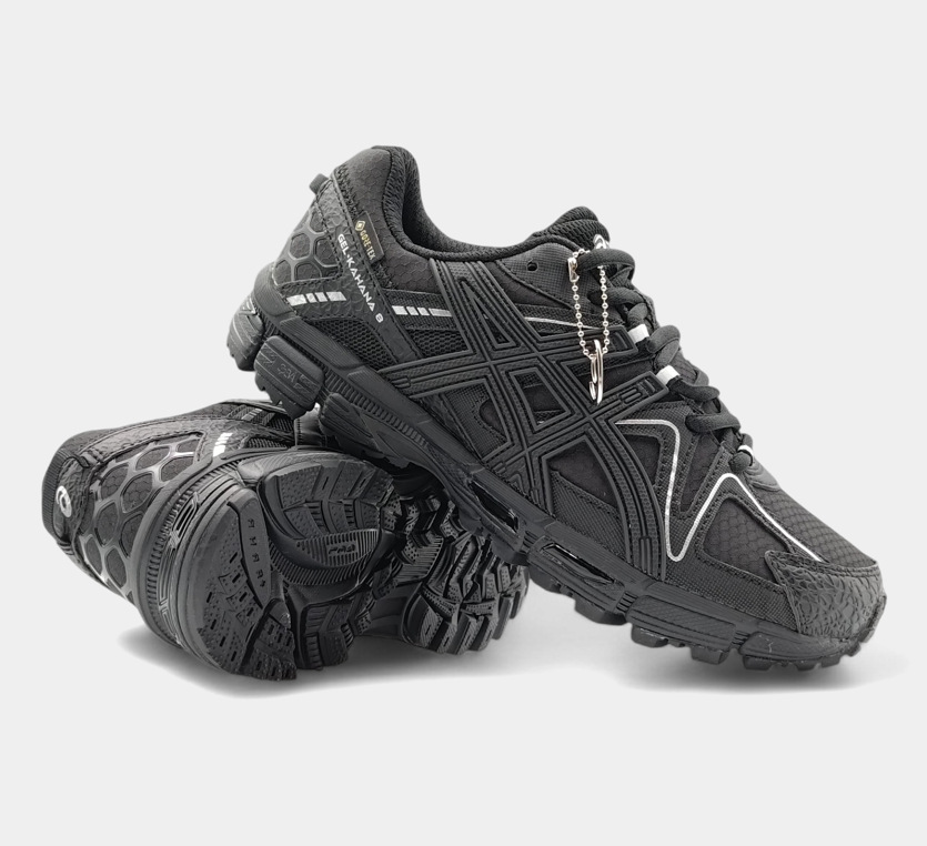 Чоловічі кросівки Asics Gel-Kahana 8 Gore-Tex Black Асикс Кахана Гортекс чорні водонепроникні весна осінь