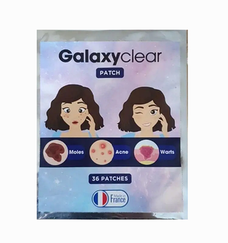 Пластир проти бородавок і папілом GalaXy Clear 36 шт/1 уп (KG-11922)