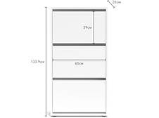 Тумба під взуття Teo TO3  Accord, колір білий, фото 2