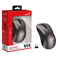 Мишка бездротова Genius Ergo 8100S Wireless Champagne (31030040402), 2.4GHz, 1600 dpi, 1 х AA, 60 г