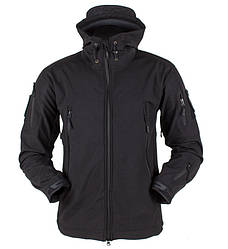 Тактична куртка Eagle Soft Shell JA-01 з флісом Black L