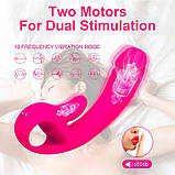 Подвійний вібратор з підігрівом для точки G і клітора We Love, фото 2