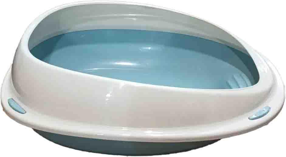 Туалет для кішок Georplast Shuttle овальний, блакитний, 10530, 45×36×15.5 см, фото 1