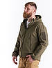 Тактична куртка Eagle Soft Shell JA-01 з флісом Green Olive L, фото 9