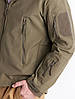 Тактична куртка Eagle Soft Shell JA-01 з флісом Green Olive L, фото 11