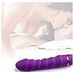 Потужний вагінальний вібратор G-SPOT 20 функцій 16 см на батарейках фіолетовий, фото 5