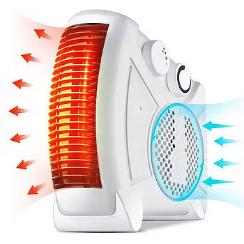 Спіральний електричний міні-обігрівач Heater MFG 5903 2000W Білий портативний обігрівач для дому