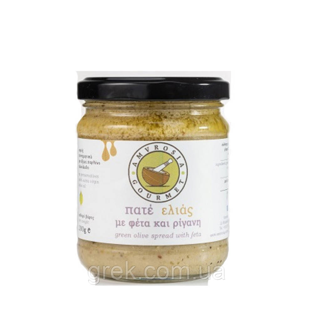 Тапенад із зелених оливок з фетою та орегано Simply Delicious 200 г, фото 1