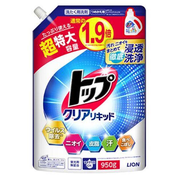 Lion Top Clear Liquid Рідкий засіб для прання, аква-квітковий аромат, 950 г