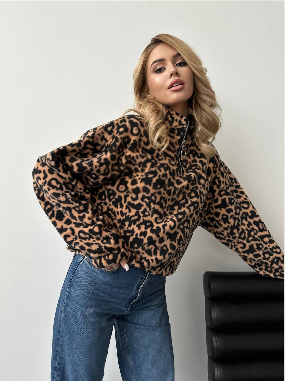 Флісовий світшот із блискавкою, фото 1