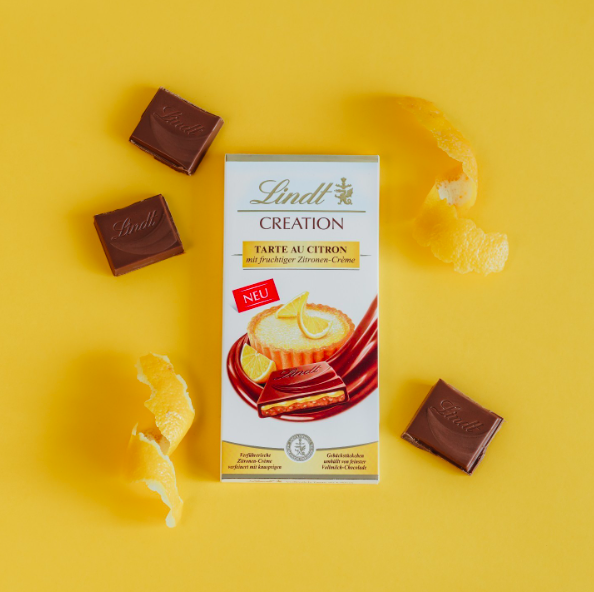 Шоколадка Lindt 😍 лимонный тарт 150 гр. Швейцарія