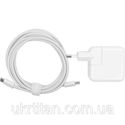 Оригінал! Блок живлення до ноутбуку PowerPlant APPLE 220V, 20V 30W 1.5A (USB Type-C) (AP29USBC) - Вища Якість!, фото 1