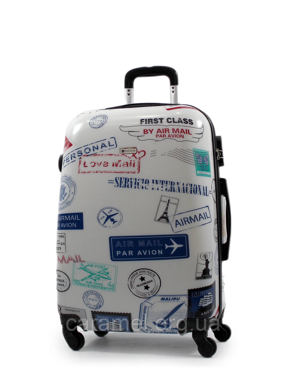 Валіза середня M полікарбонат марки 67х45х24см/70л/3.6кг/Airtex 809