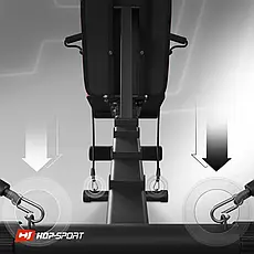Лавка універсальна з еспандерами Hop-Sport HS-2030HB, фото 6