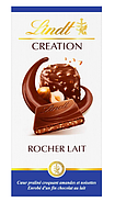 Шоколадка Lindt 😍  rocher lait 150 гр. Швейцарія, фото 3