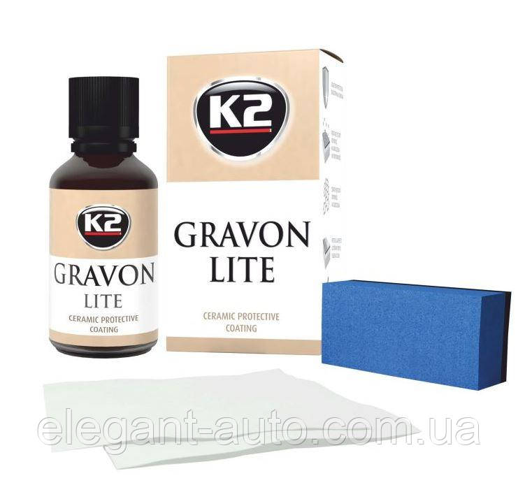 Набір керамічного покриття 30ml "K2" G032 Gravon Lite Set з аплікатором та серветкою