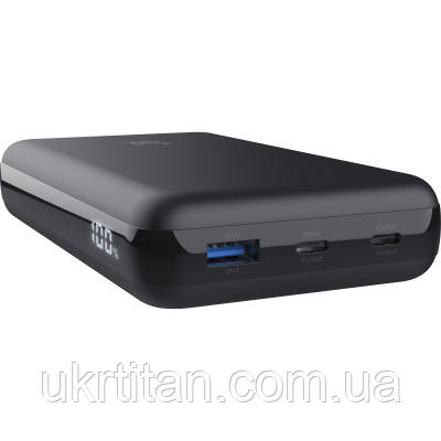 Оригінал! Батарея універсальна Trust 20000mAh Laro 100W PD/3.0 QC/3.0 (25240_TRUST) - Вища Якість!, фото 1
