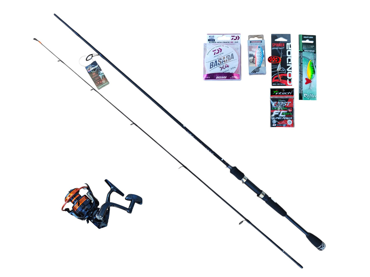 Комплект на хижака Siweida Black Cat 2,28m (5-20g) + Boya ZH3000 (5+1)