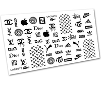 Слайдер-дизайн для ногтей Furman Бренды № 1589