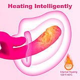 Подвійний вібратор з підігрівом для точки G і клітора We Love, фото 5