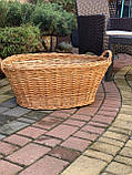 Кошик плетений з лози « Дровник» Арт:027, фото 6