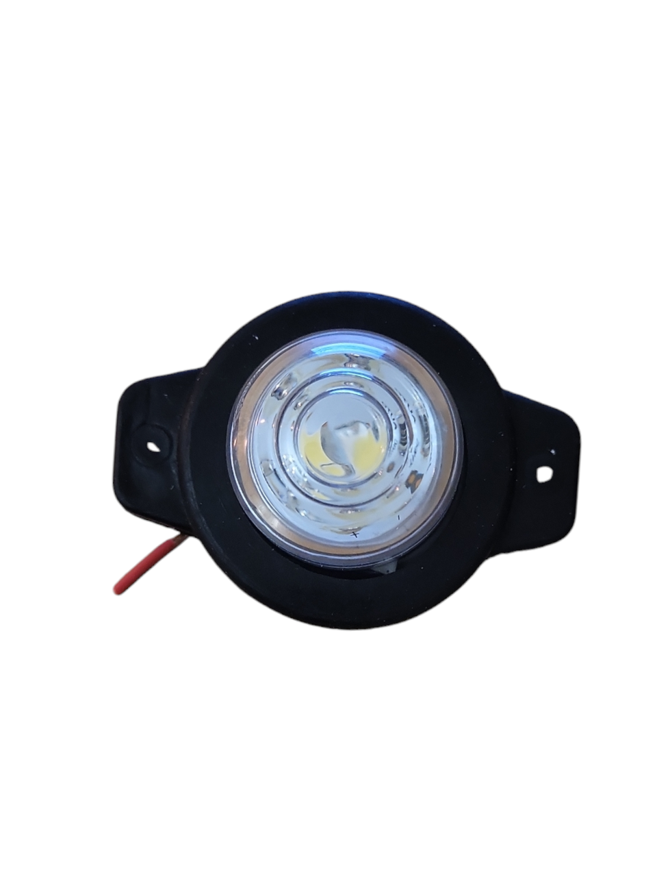 Габаритні вогні для вантажівок Круглі , Ліхтар габаритний причепа, габарити бокові круглі 6х4 см NR-0170 білі