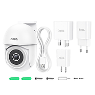 IP-камера відеоспостереження HOCO D2 outdoor PTZ HD camera White, фото 5