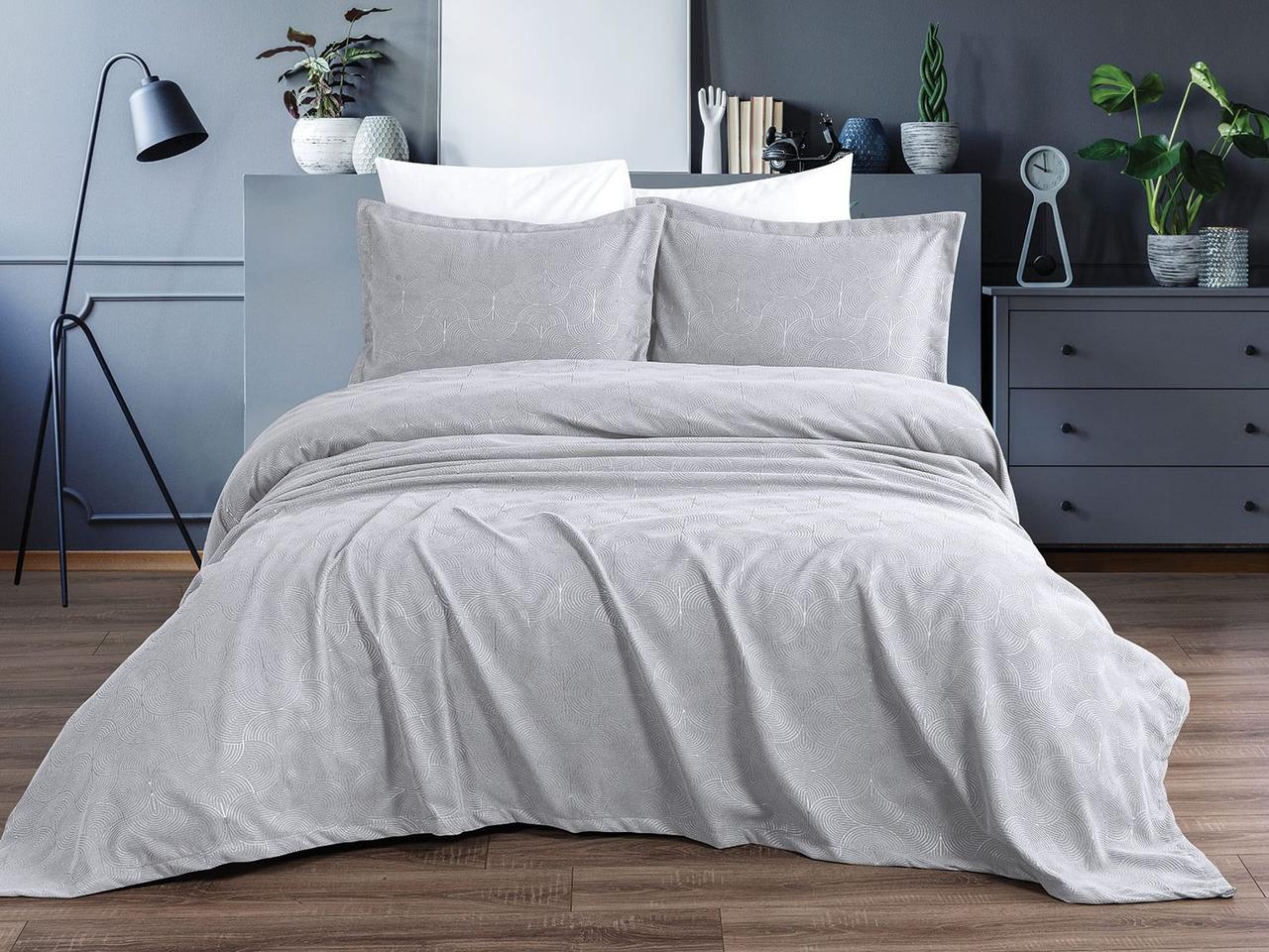 Покривало Modabox 240х260 см Belkiz Krem, фото 1