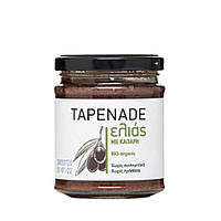 Тапенад із темних і зелених оливок з каперсами органічної Family Farms 180 г