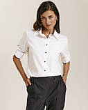 Сорочка J.LONDON жіноча класична бавовна довгий рукав гудзики 50 біла, фото 2
