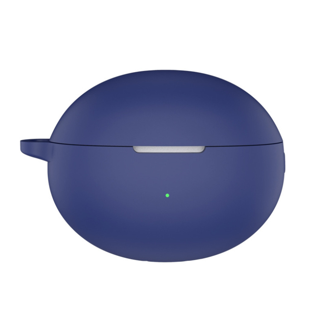 Силіконовий чохол для навушників Huawei Freebuds 6i | чохол + карабін | синій