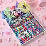 Набір резинок для волосся для дівчинки в подарунковій упаковці 2155 шт 2 кольори, фото 3