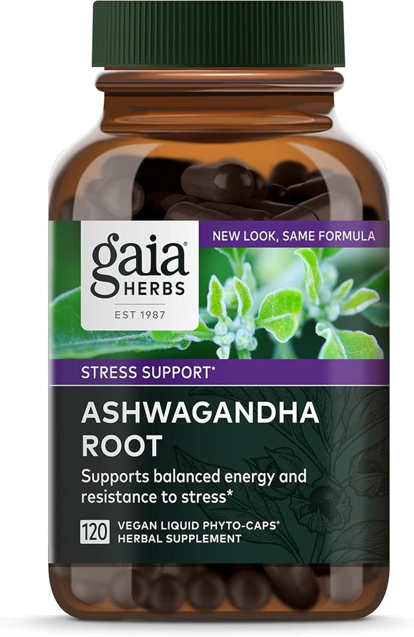 Gaia Herbs Ashwagandha Root 120 Phyto Capsules
