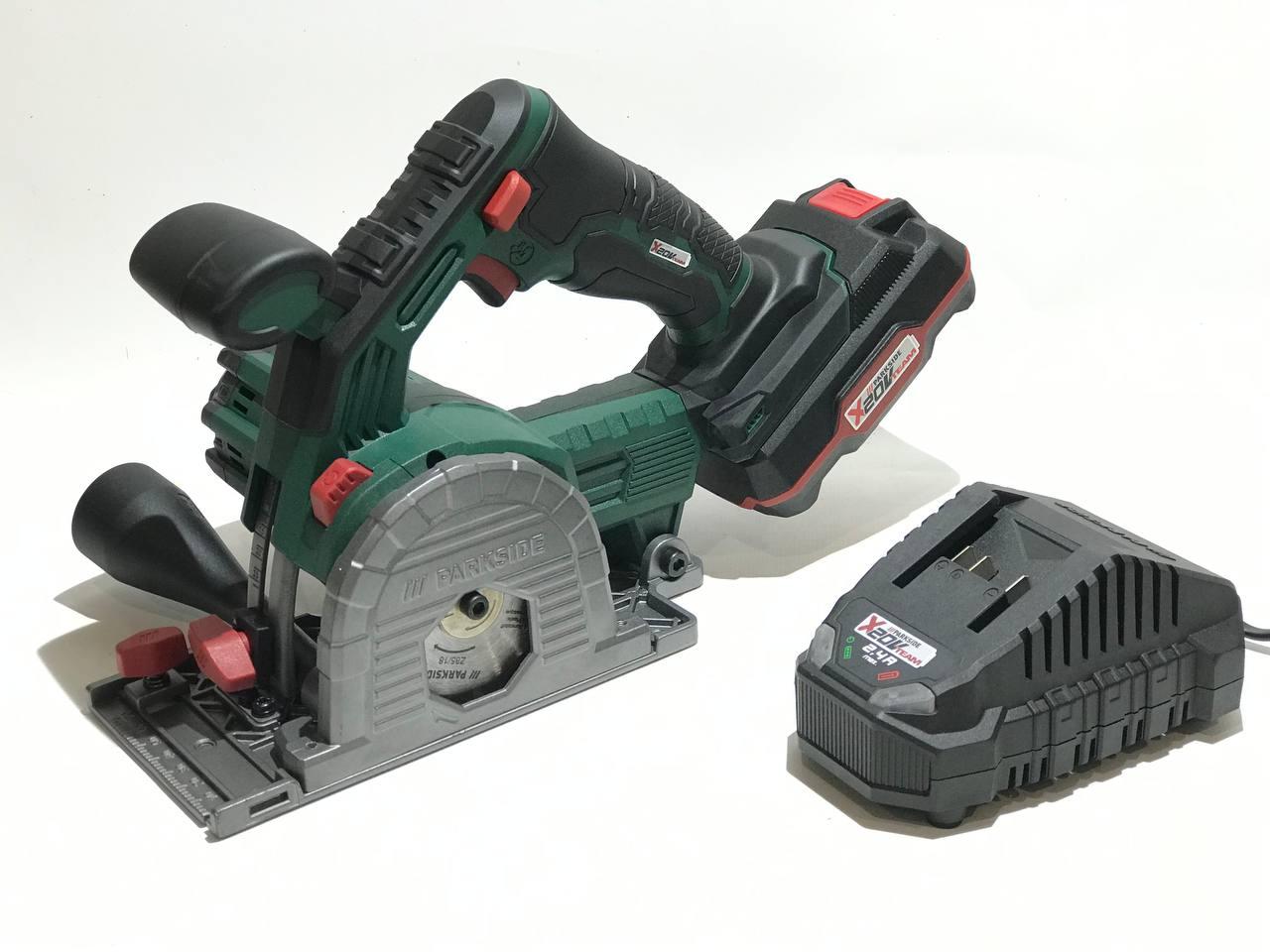 Акумуляторна циркулярна пила Parkside PTS 20 V