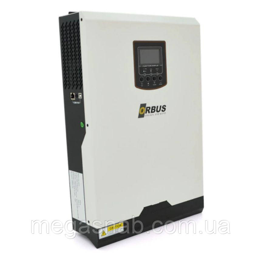 Гібридний інвертор ORBUS AXPERT-VP-5000VA, 5000W, 48V, струм заряду 0-110A, 160-275V, ШІМ-контролер (, фото 1