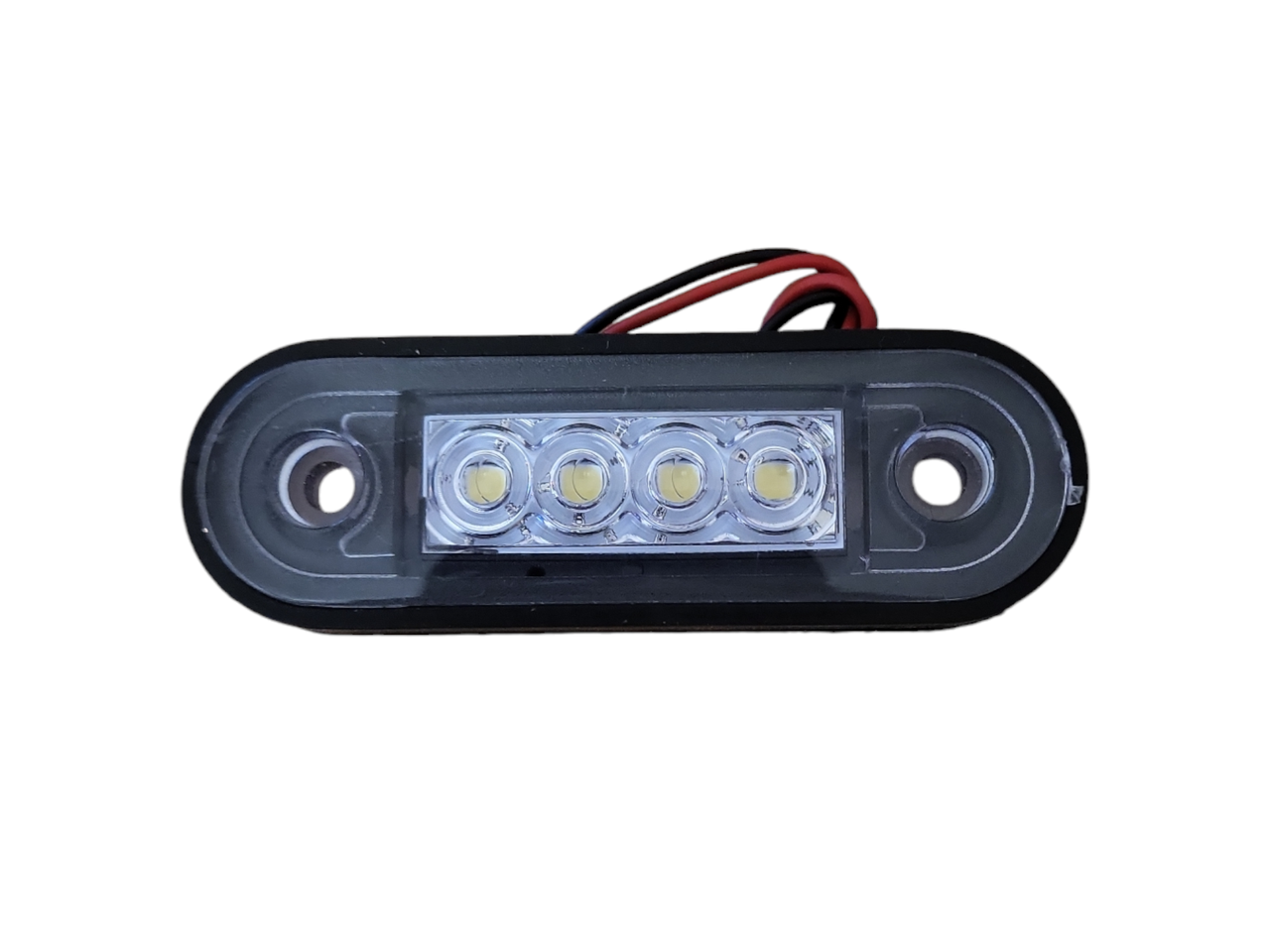 Габаритні вогні для вантажівок 4 діода Жовті 12-24V, Ліхтар габаритний, габарити 8,5х3 см